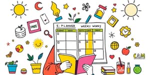 Haz de la planificación un hábito semanal