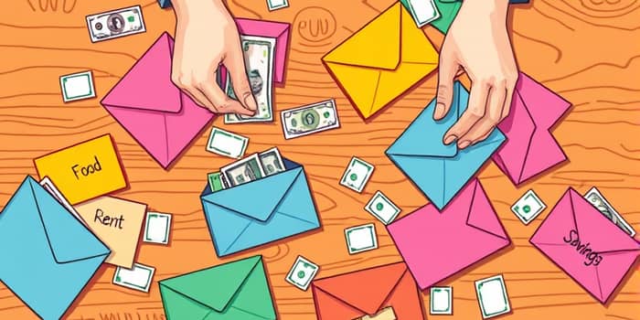 La técnica del sobre para un ahorro efectivo