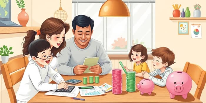 Estrategias de ahorro para padres jóvenes